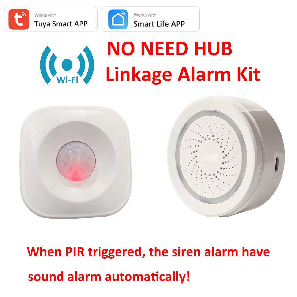 Tuya WIFI PIR Motion Sensor Detector Movement Sensor Smart Life APP