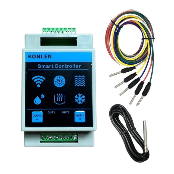 Tuya WIFI Tank Water Level Temperature Sensor Detector Smart Life Thermostat Leak Water Meter Monitor Valve Boiler Controller ,Easy to Operate