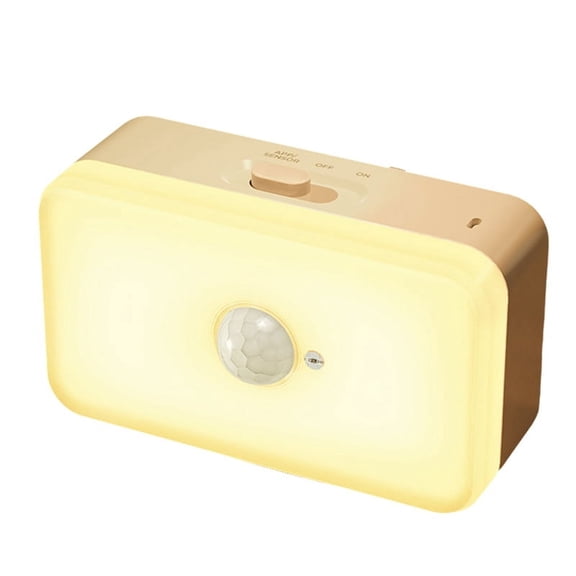 Tuya WiFi Human Motion Detection PIR Sensor Warm White Light Sensor Night Light Smart Home Voice Remote
