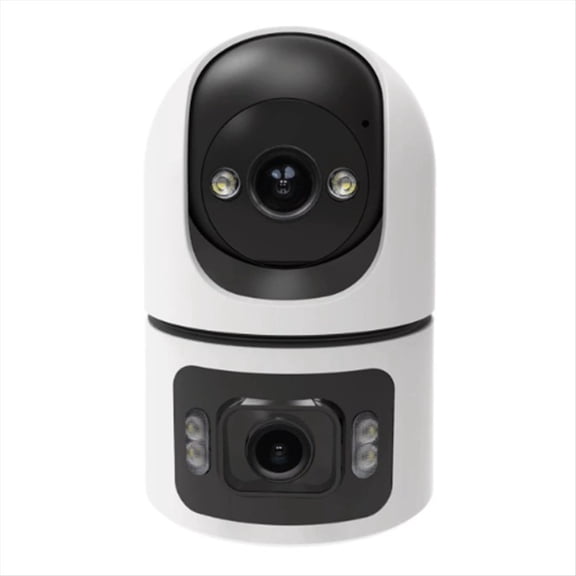 Tuya WiFi Indoor Smart Camera 4MP Dual Screen Lens 2.4G/5G Infrared Night Vision Motion Detection Auto Track,1 * Tuya WiFi Indoor Smart Camera(Without memory card)