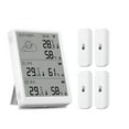 thumbnail image 1 of Tuya WiFi+RF433 Temperature Humidity Sensor Weather Station Display Monitor Thermometer Hygrometer Support Voice Control, 1 of 7