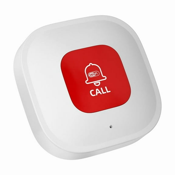 Tuya WiFi SOS Call Button Wireless Caregiver Pager Phone Alert Transmitter Emergency Call Button for Kid Elderly Patient