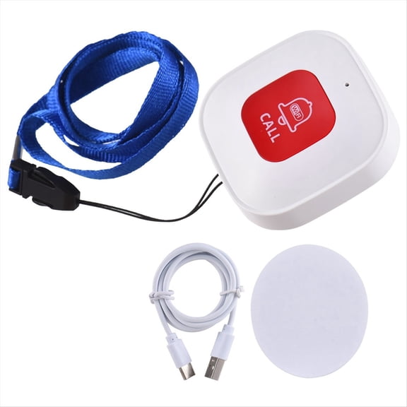 Tuya WiFi SOS Call Button Wireless Caregiver Pager Phone Alert Transmitter Emergency Call Button for Kid Elderly Patient