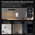 Tuya WiFi Smart Dimmer Switch 2 Gang Dimmer Light Switch Touch Panel