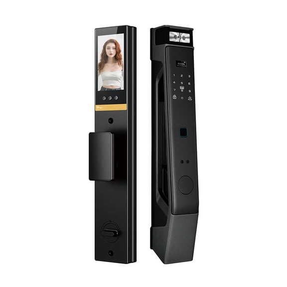 Tuya WiFi Smart Door Lock Fingerprint Unlock with Touchscreen Keypad, APP Remote Control for Home and Office Safety Protection