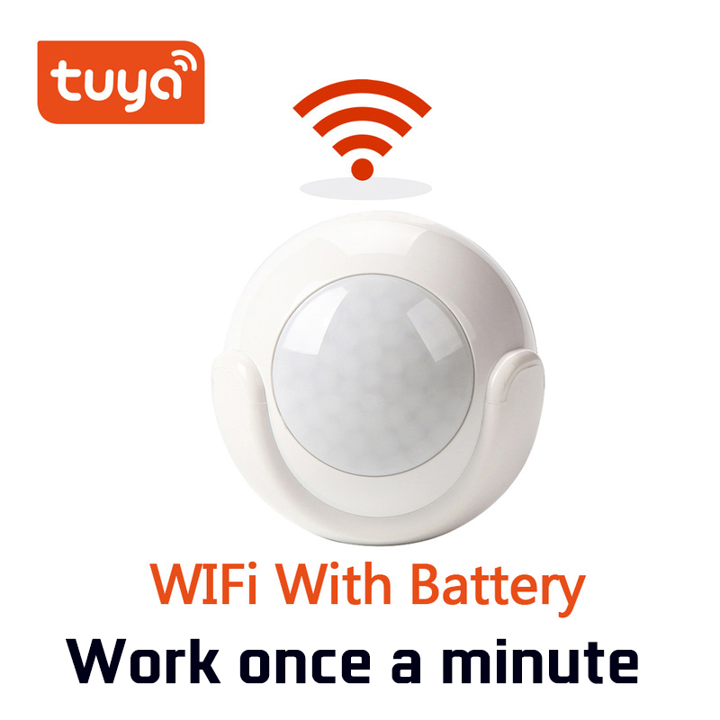 Tuya WiFi Smart PIR Motion Sensor USB Power Wireless Infrared Detector
