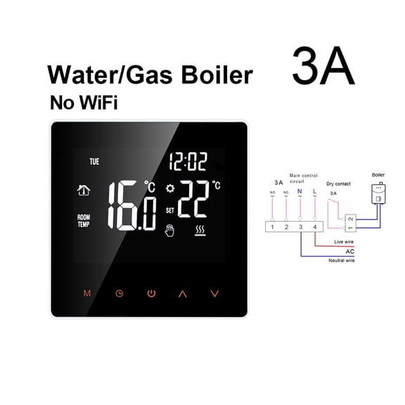 Tuya WiFi Smart Thermostat, Electric Floor Heating Water/Gas Boiler Temperature Remote Controller ,Easy to Operate