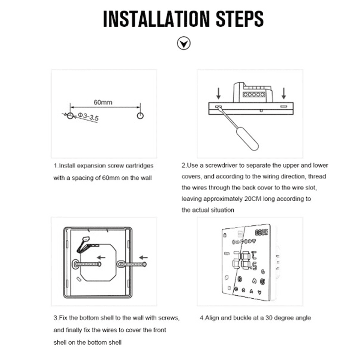 Tuya WiFi Smart Thermostat Electric Floor Heating Water Heating