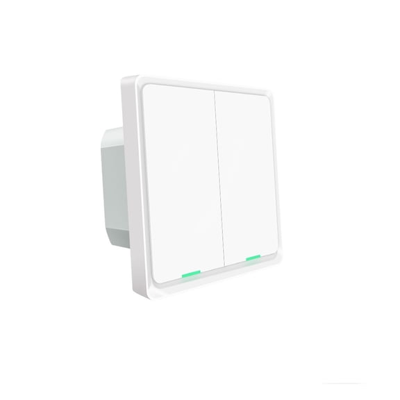 Tuya WiFi Smart Wall Light Switch Neutral Wire Required Multi-control Association in Smart Life App Works with Alexa ,Easy to Installation