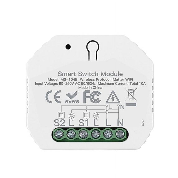 Tuya WiFi Switch Module Shared Control Smart Automation Relay Timer App Remote Control Work with App,1 * Relay Module