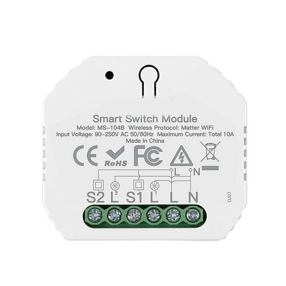 Tuya WiFi Switch Module Shared Control Smart Automation Relay Timer App Remote Control Work with App,1 * Relay Module