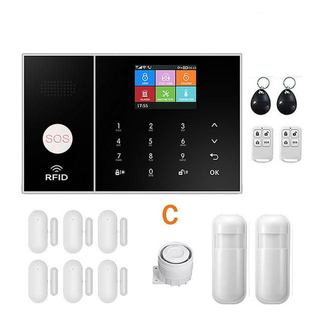 Tuya Wifi Gsm Security Alarm System Works With Alexa Home Burglar
