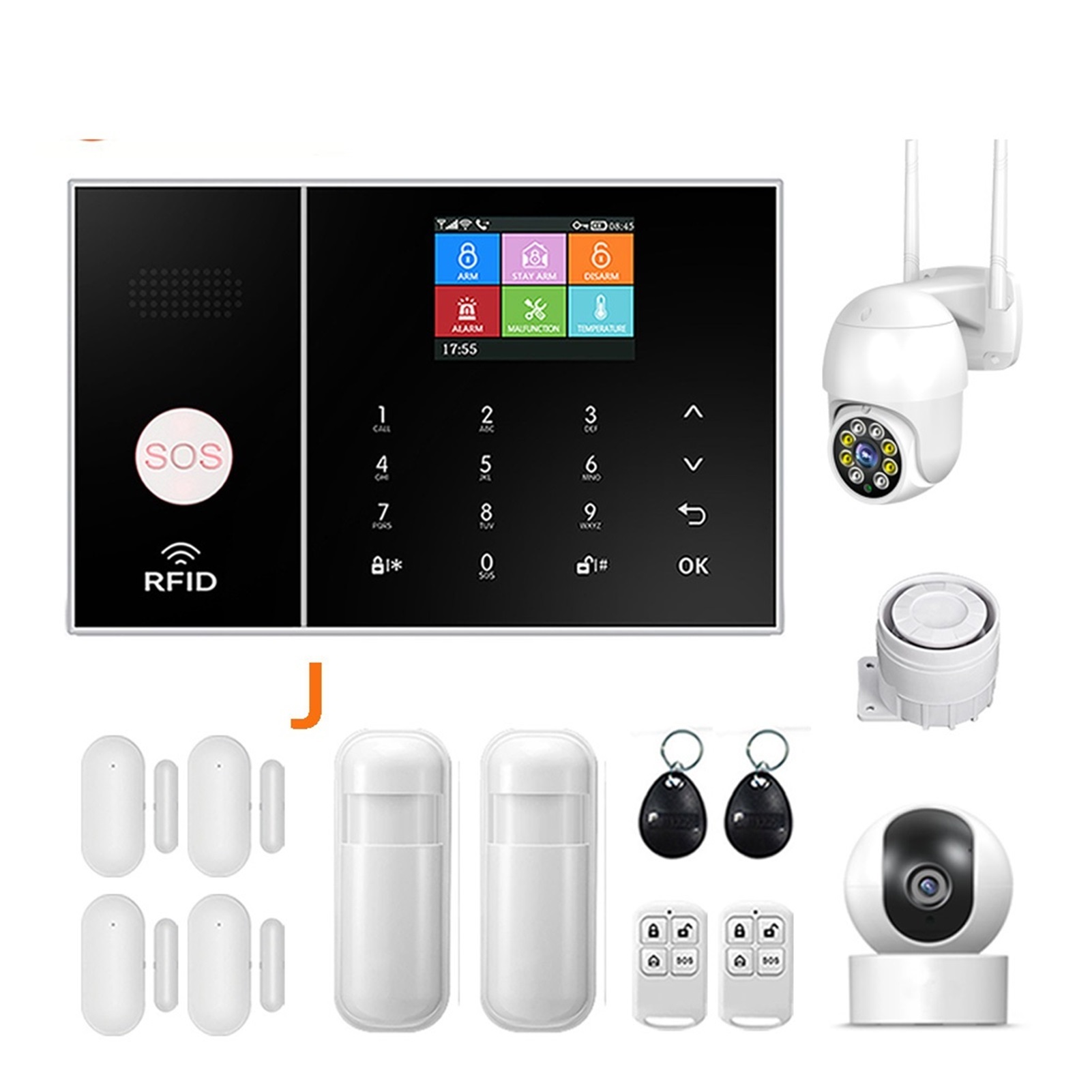 Tuya Wifi Gsm Security Alarm System Works With Alexa Home Burglar