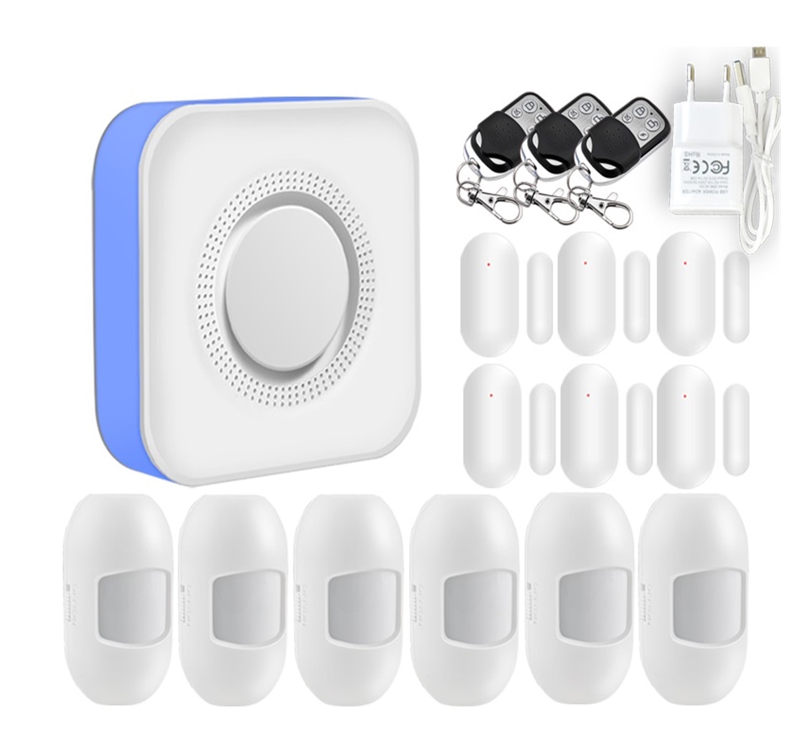 Tuya Wifi Home Security Alarm System Compatible With Tuyasmart Smart