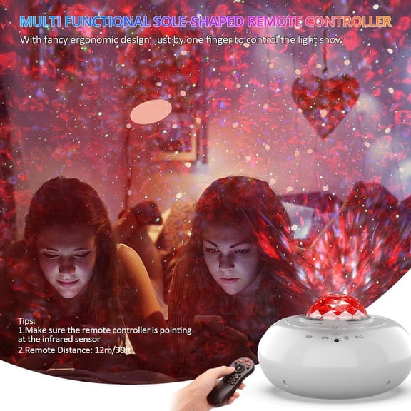 Tuya Wifi Moon 10W Starry Projector With Alexa Home Bedroom Star Projector Night