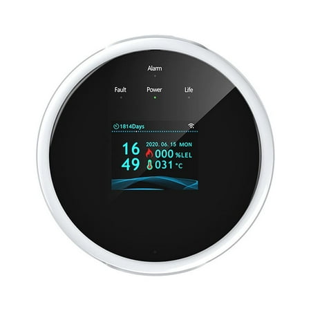 Tuya Wifi Natural Gas-Sensor Household Intelligent Combustible Gas-Alarm Detector Gas-Leakage Sensor Compatible with Assistant