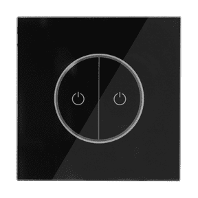 Tuya Wifi Smart Switch Two-Way Touch Light Switch Wall Glass Panel Switch European Standard National Standard Universal,1set * Tuya wifi Two-Way intelligent switch