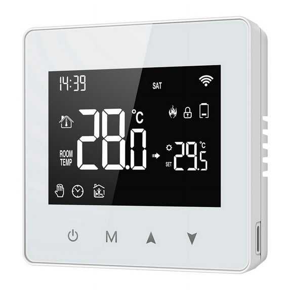 Tuya Wifi Thermostat Smart Home Battery Powered Temperature Controller for Gas Boiler Works with Voice Assistant
