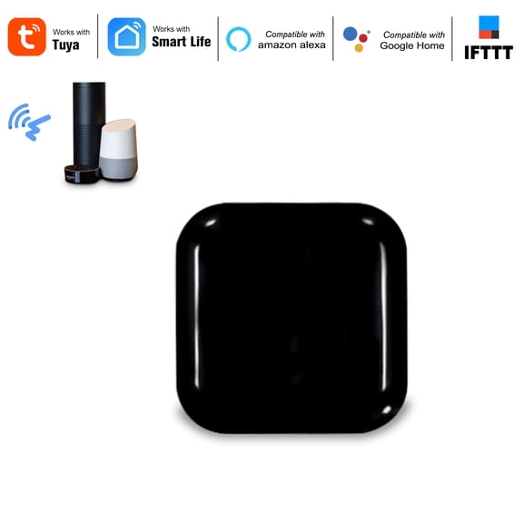 Tuya Wifi-ir WiFi-IR Remote IR Control Wi-Fi2.4Ghz Enabled Infrared Universal Remote Controller For Air Conditioner TV DVD Using Tuya Smart Life APP Compatible with Home Voice