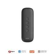 Tuya ZigBee 4-Button Smart Scene Switch | Portable Wireless Remote | 12 Scenarios, Battery-Powered for Home Automation