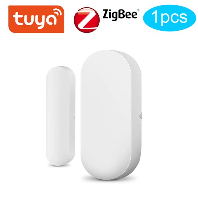 Tuya Zigbee Door Window Sensor Garage Door Detector Work with Tuya