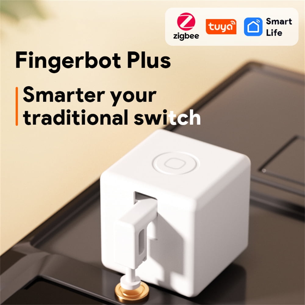Tuya Zigbee Fingerbot Plus Smart Fingerbot Switch Button Pusher Smart