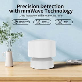 Tuya Zigbee Human Presence Sensor Respiratory Motion Detection Wireless Connection Smart Home Security Alarm