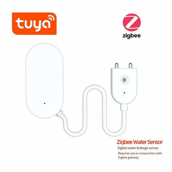 Tuya Zigbee Leak Sensor Water Leakage Detector Leakage Sensor Water Sensor Prevent Water Leakage for Smart Home,1 * Water Leak Detector