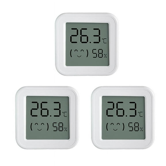 Tuya Zigbee Temperature Humidity Sensor with LCD Screen Smart 3PCS