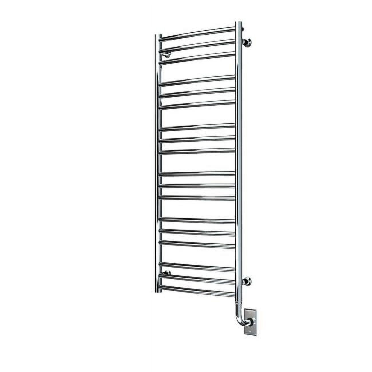 Tuzio W5303 19.5 x 47.5 in. Laveno Hardwire Towel Warmer Chrome