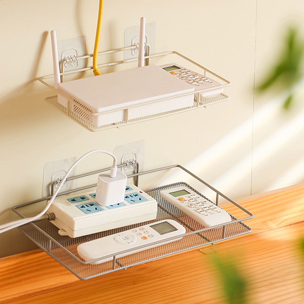 Tv Computer Screen Box Router Storage Top Shelf Desktop Storage Holder