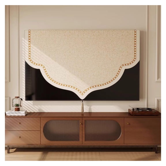 Tv Dust Cover, Screen Protector,Indoor Antistatic Television Monitors Dust Proof  for Desktop Hanging TV