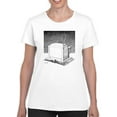 thumbnail image 1 of Tv Over Book T-Shirt Women -Mohsen Najafi Designs, Female Large, 1 of 4