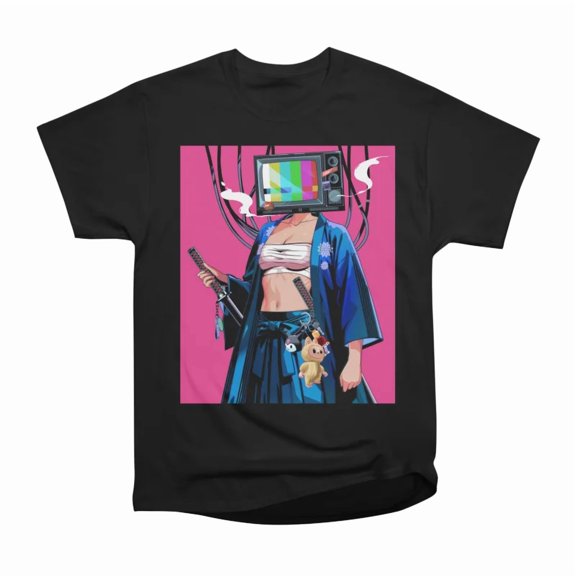 Tv Samurai Cyberpunk T-Shirt Tee Gift For Him Merch For Her Apparel For Friend