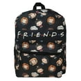 thumbnail image 1 of Tv Show Friends Backpack 16" All-Over Print Chibi Style W/ Front Pocket Ross, 1 of 6