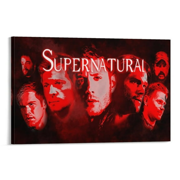 Tv Show Poster Supernatural Poster Decorative Painting Canvas Wall Art Living Room Posters Bedroom Painting 12x18inch(30x45cm)