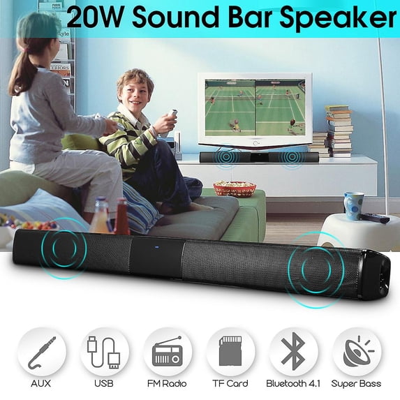 Tv Soundbar Subwoofer Speaker Wireless Bluetooth Sound Bar Hi-fi Theater System