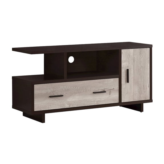 Monarch Tv Stand, 48 Inch, Console, Media Entertainment Center, Storage Cabinet