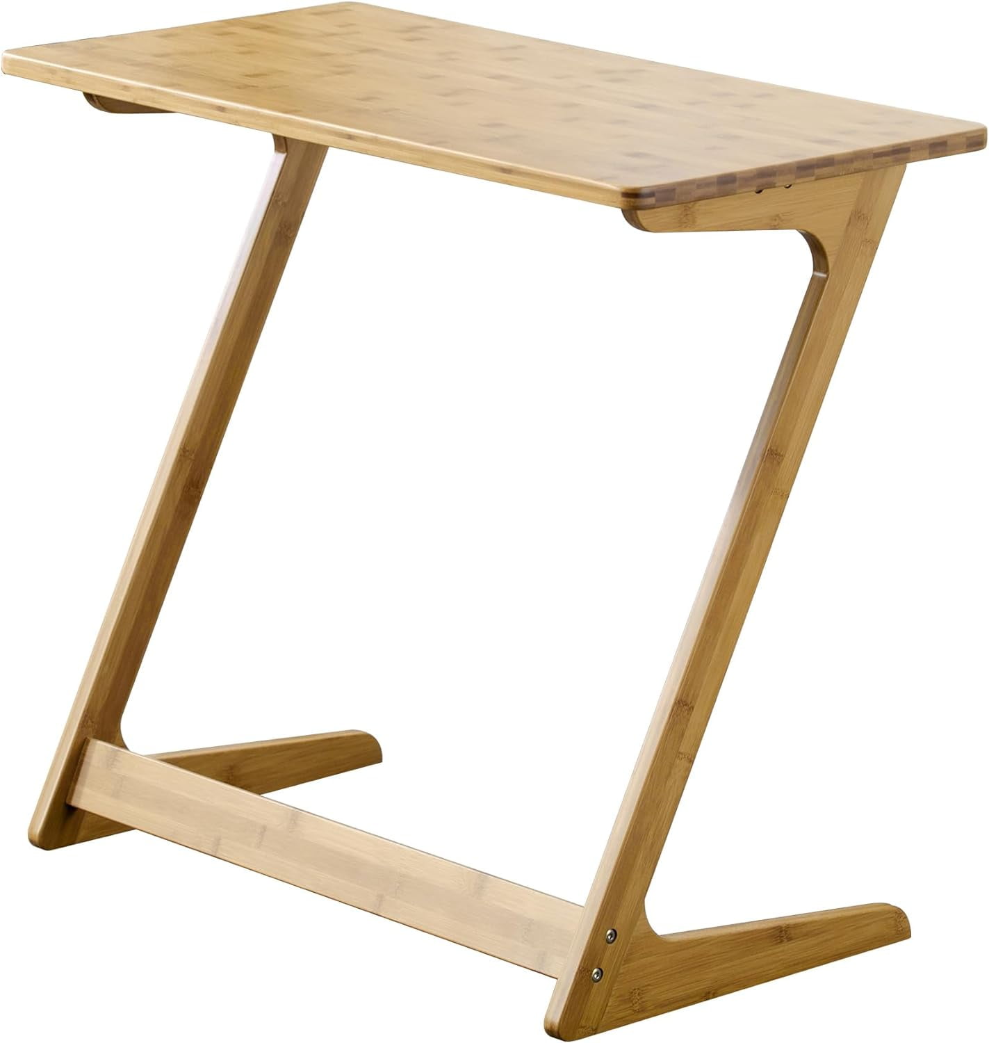 Tv Tray Table Bamboo Tv Dinner Table Z Shaped end Table for Sofa Couch ...