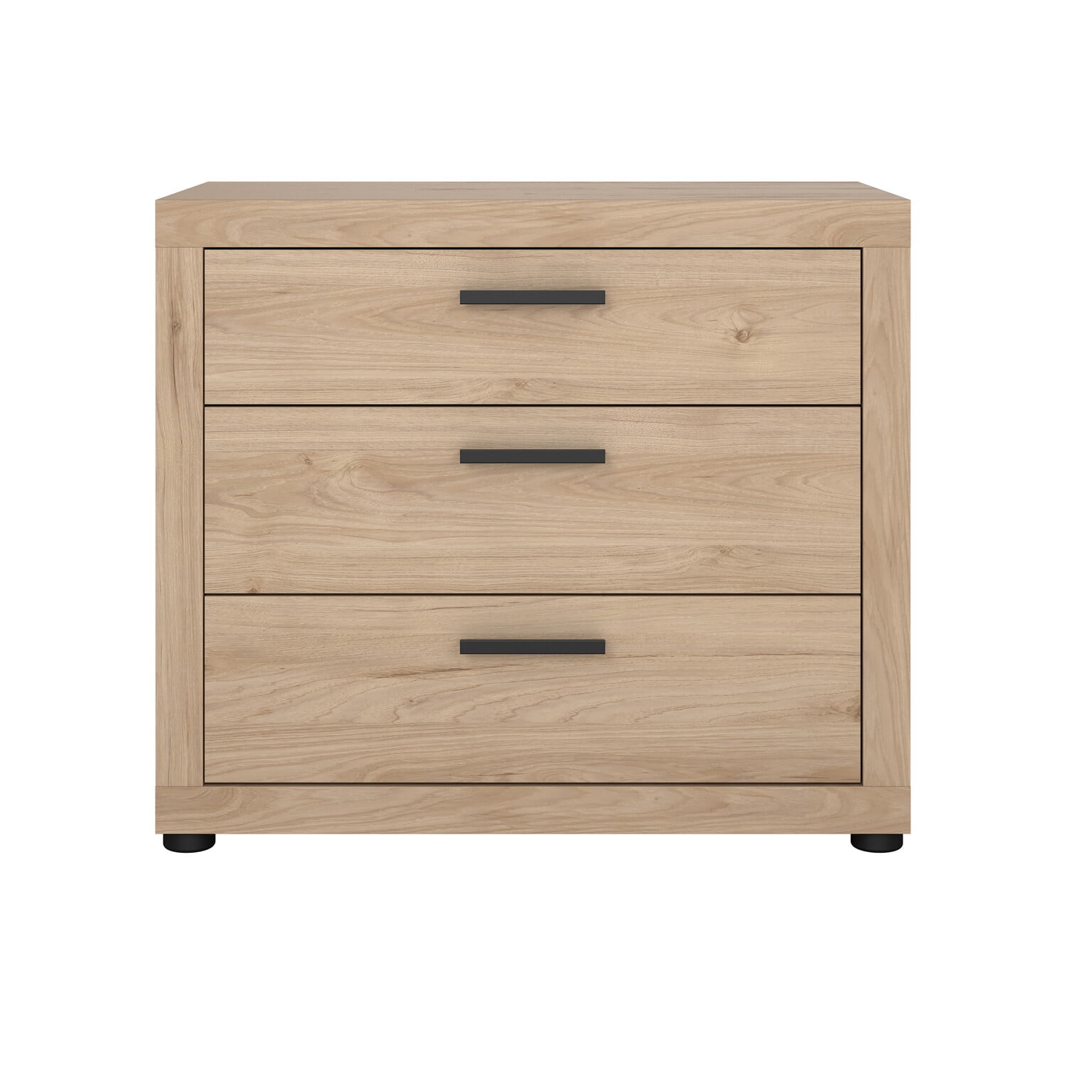 Tvilum Mira 3 Drawer Dresser for Adults, Jackson Hickory