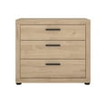 thumbnail image 1 of Tvilum Mira 3 Drawer Dresser for Adults, Jackson Hickory, 1 of 13