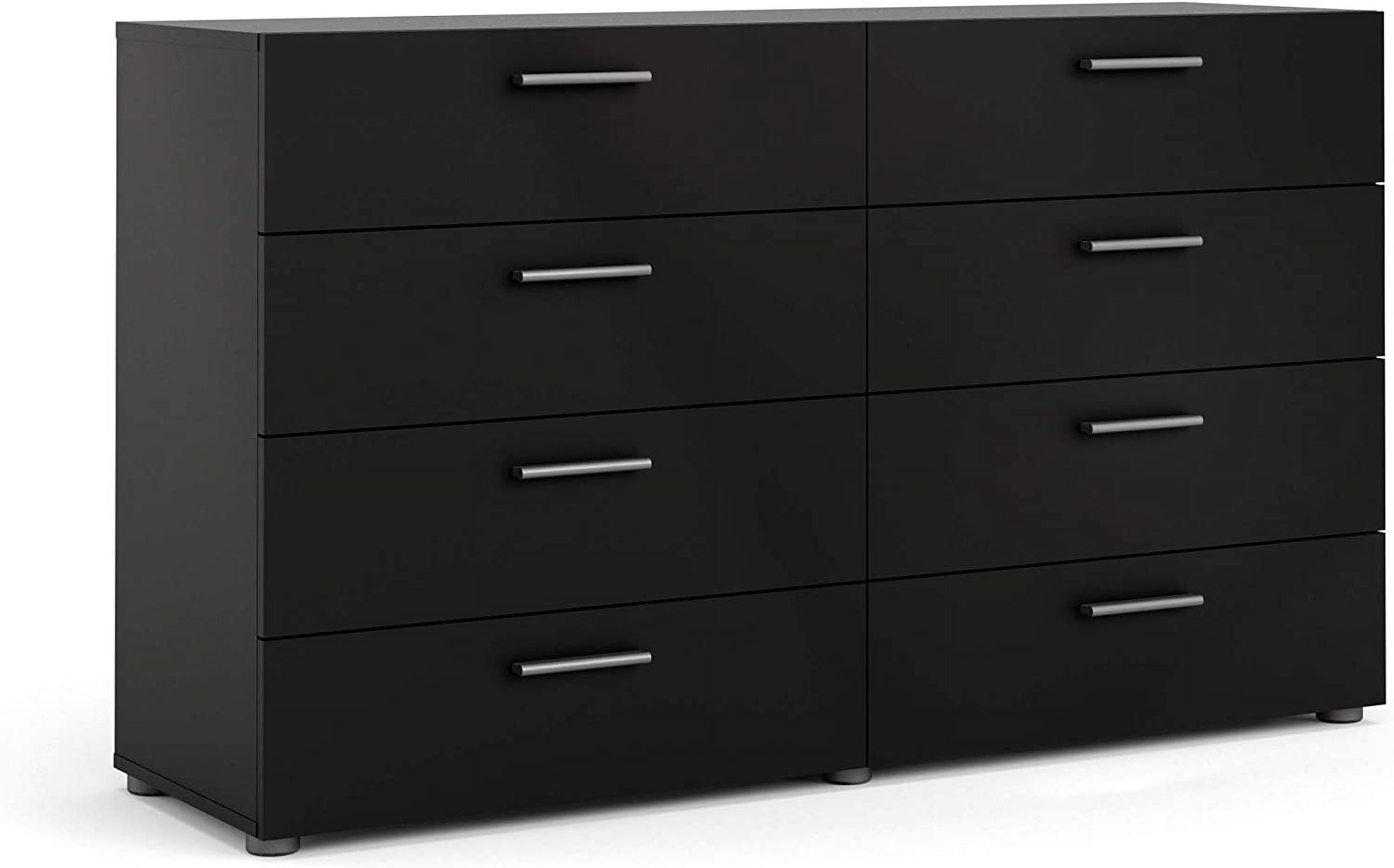 Tvilum 8 Drawer Double Dresser Oak Structure