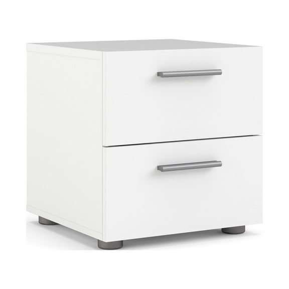 Tvilum Austin 2 Drawer Nightstand in White