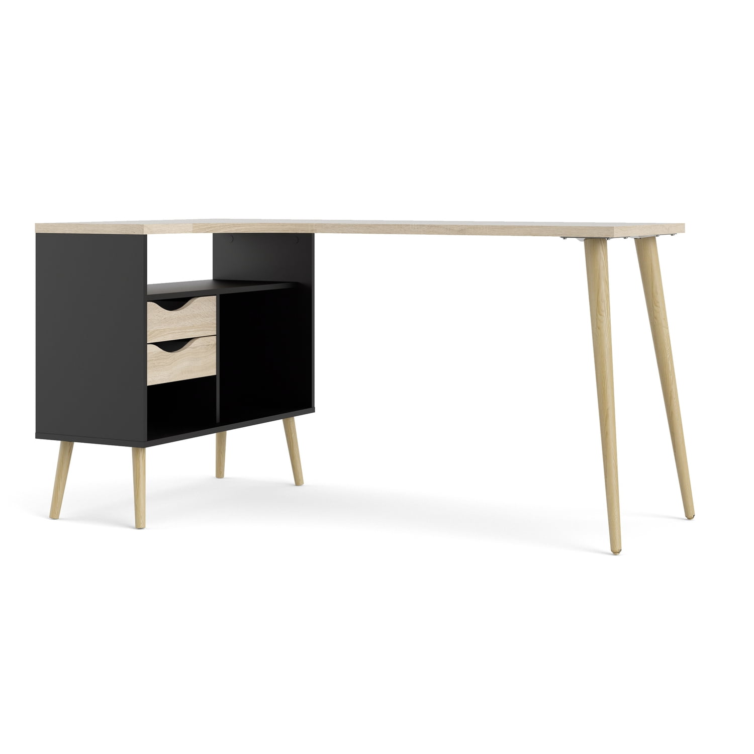 Black Matte/Oak Structure