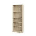 thumbnail image 1 of Tvilum Element Adjustable 5 Shelf Bookcase, Storage Home Office Bookshelf for Adults, Oak Structure, 1 of 11