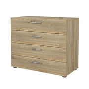 Tvilum Austin 31"W 4-Drawer Bedroom Storage Chest in Oak