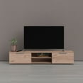 thumbnail image 1 of Tvilum Match 2 Drawer TV Stand with 2 Shelves, Jackson Hickory, 1 of 12