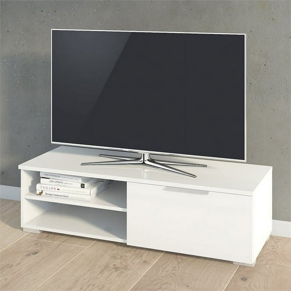 Tvilum Match 46" TV Stand in White High Gloss