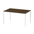 thumbnail image 1 of Tvilum Rectangular Dining Table-Finish:Walnut/White,Size:55" Length, 1 of 3