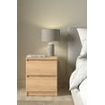 thumbnail image 1 of Tvilum Scottsdale 2 Drawer Bedroom Nightstand for Adults, Jackson Hickory, 1 of 13